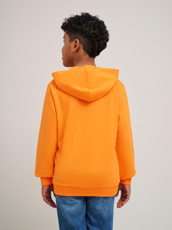 Beverly Hills Polo Club BLOCK LOGO HOODIE TANGERINE ORANGE