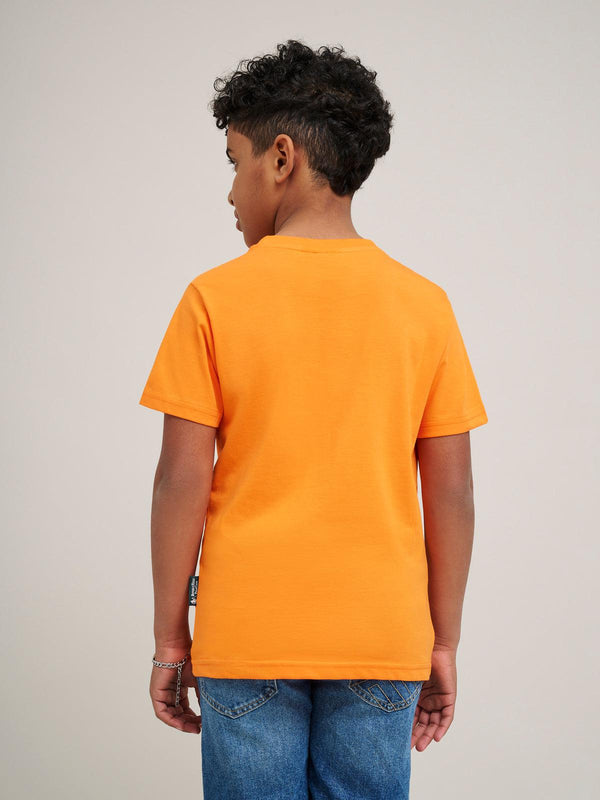 Beverly Hills Polo Club BLOCK LOGO T-SHIRT TANGERINE ORANGE