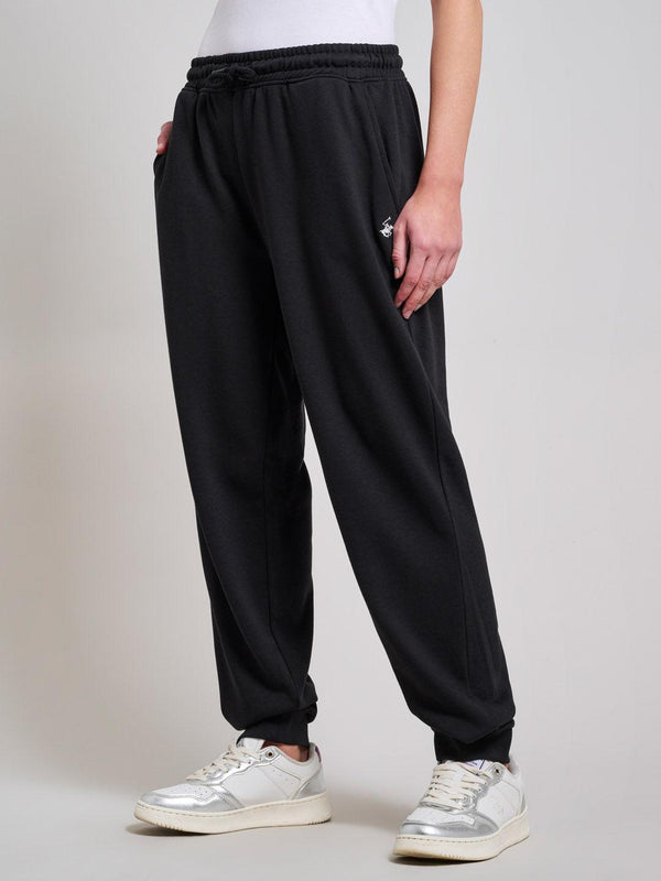 Beverly Hills Polo Club BOYFRIEND FIT SWEATPANTS CLUB BLACK