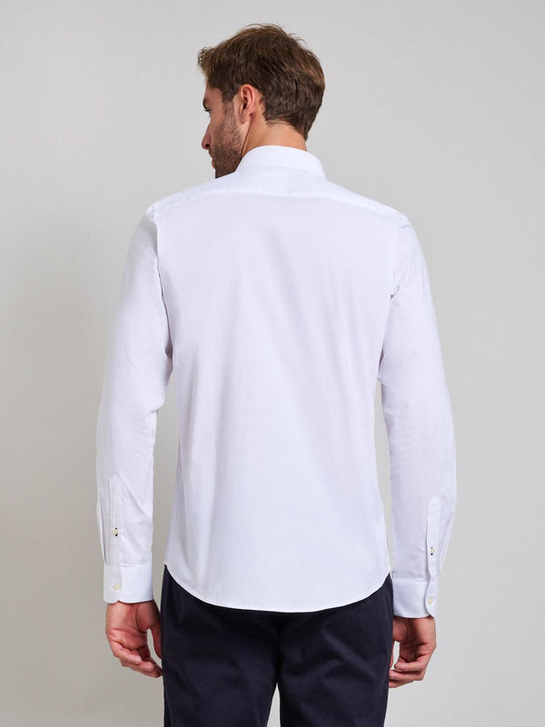 Beverly Hills Polo Club BUTTON DOWN OXFORD SHIRT GHOST WHITE