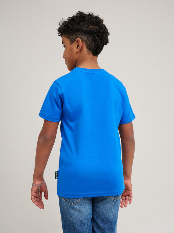 Beverly Hills Polo Club CALIFORNIA BLOCK PRINT T-SHIRT ROYAL