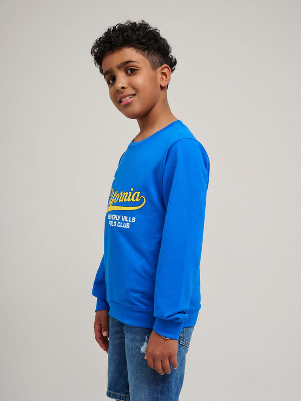 Beverly Hills Polo Club CALIFORNIA SCRIPT SWEATSHIRT ROYAL