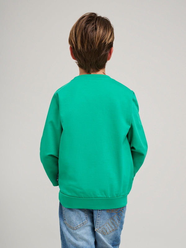 Beverly Hills Polo Club CALIFORNIA SCRIPT SWEATSHIRT SEA FOAM GREEN