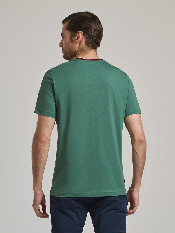 Beverly Hills Polo Club CENTURY CIRCUIT T-SHIRT WOODLAND GREEN