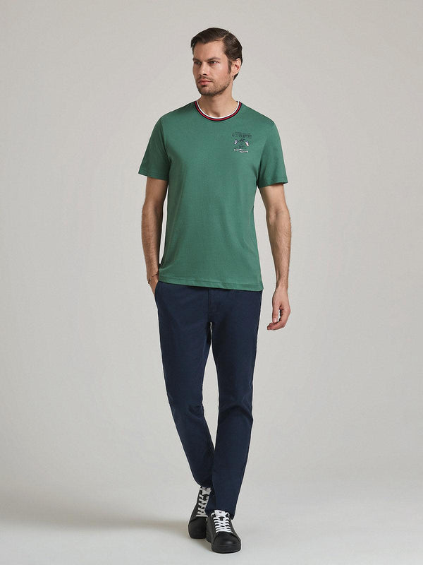 Beverly Hills Polo Club CENTURY CIRCUIT T-SHIRT WOODLAND GREEN