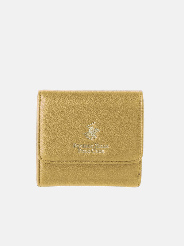 Beverly Hills Polo Club CHECK CONTRAST WALLET YELLOW