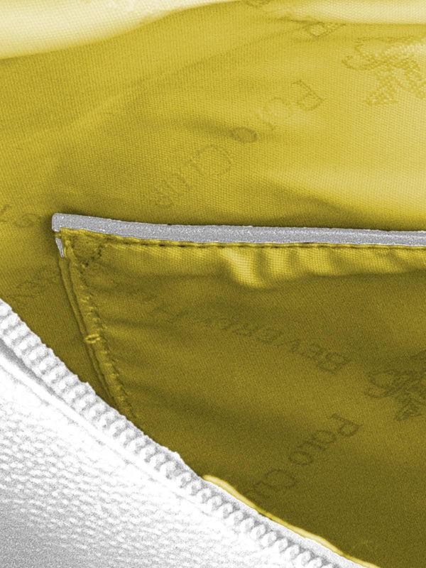 Beverly Hills Polo Club CHECK PURSE SHOULDER BAG WHITE