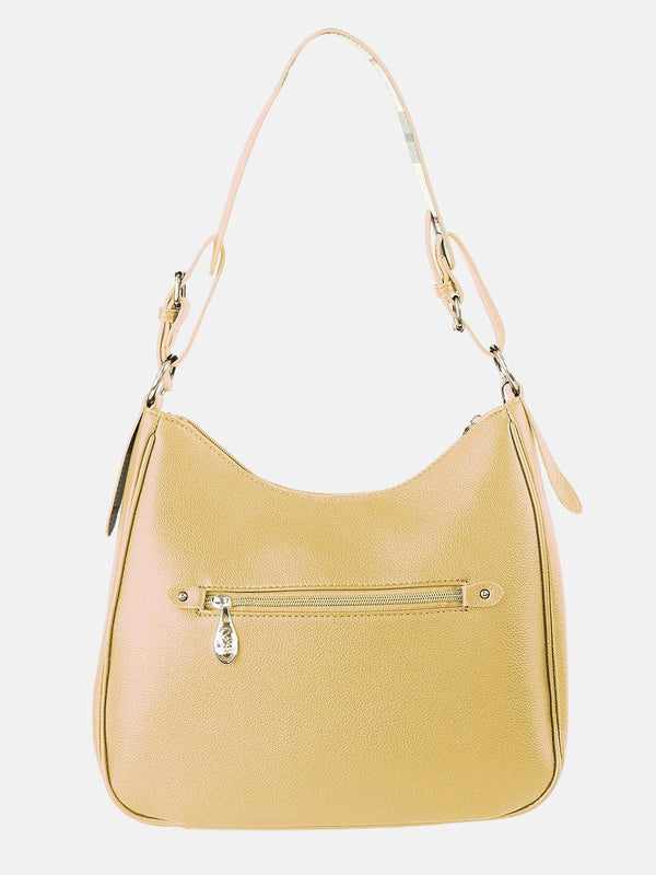 Beverly Hills Polo Club CHECK PURSE SHOULDER BAG YELLOW