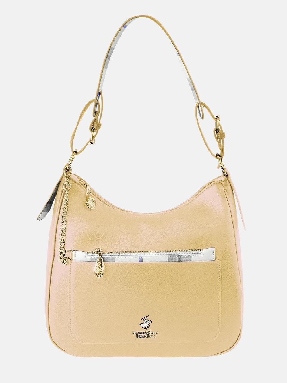 beverly hills polo club CHECK PURSE SHOULDER BAG YELLOW beverly hills polo club CHECK PURSE SHOULDER BAG YELLOW