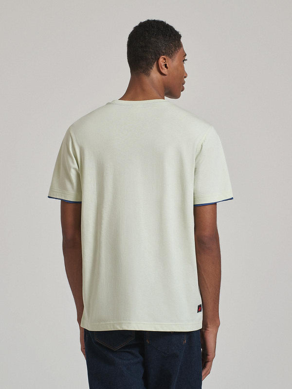 Beverly Hills Polo Club CONTRAST POCKET PATCH T-SHIRT OFF WHITE