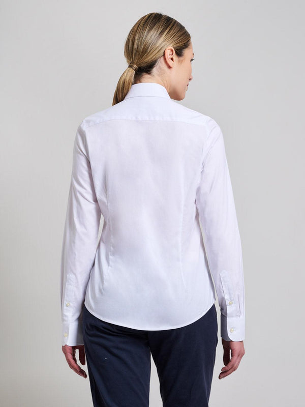 Beverly Hills Polo Club COTTON OXFORD SHIRT GHOST WHITE