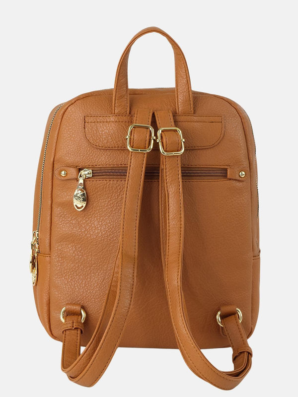 Beverly Hills Polo Club EMBOSSED BHPC MINI PACK BROWN