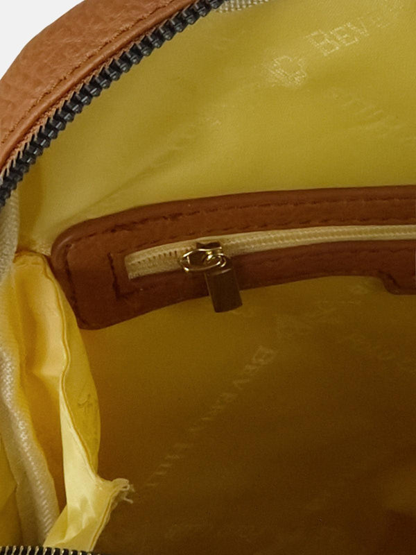 Beverly Hills Polo Club EMBOSSED BHPC MINI PACK BROWN