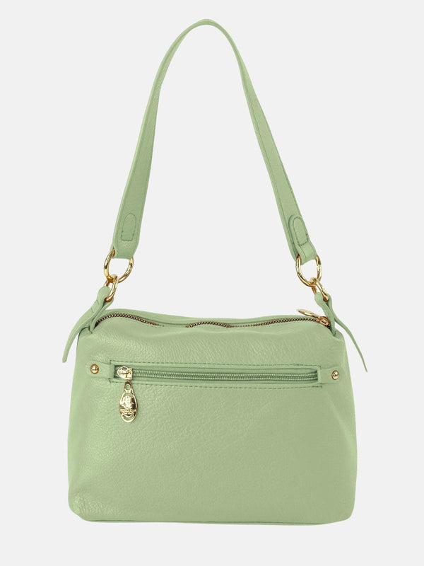 Beverly Hills Polo Club EMBOSSED BHPC SHOULDER BAG PISTACHIO