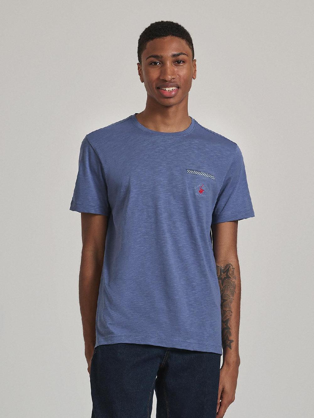 beverly hills polo club FALSE POCKET T-SHIRT INDIGO