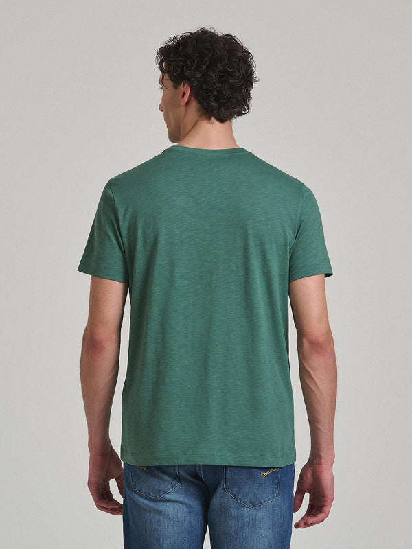 Beverly Hills Polo Club FALSE POCKET T-SHIRT WOODLAND GREEN