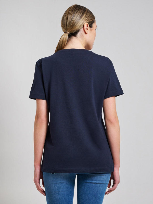 Beverly Hills Polo Club GOLDEN CIRCLE GRAPHIC T-SHIRT DARK NAVY