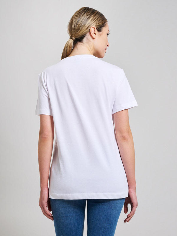 Beverly Hills Polo Club GOLDEN CIRCLE GRAPHIC T-SHIRT GHOST WHITE