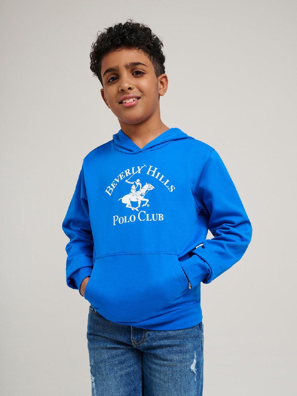 beverly hills polo club ICON POLO PONY HOODIE ROYAL