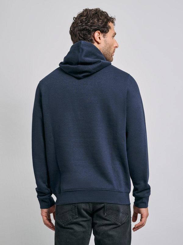 Beverly Hills Polo Club ICON PONY BLOCK LOGO HOODIE NAVY
