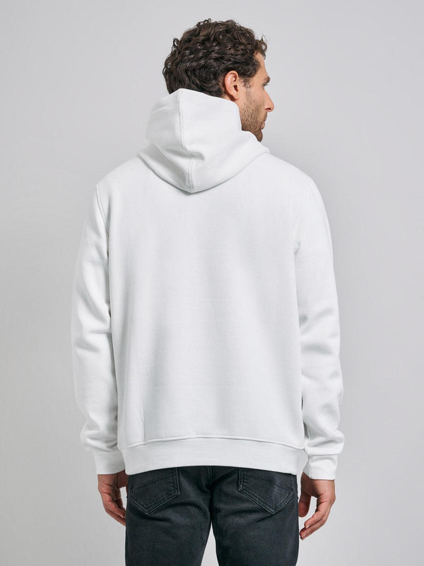 Beverly Hills Polo Club ICON PONY BLOCK LOGO HOODIE WINTER WHITE