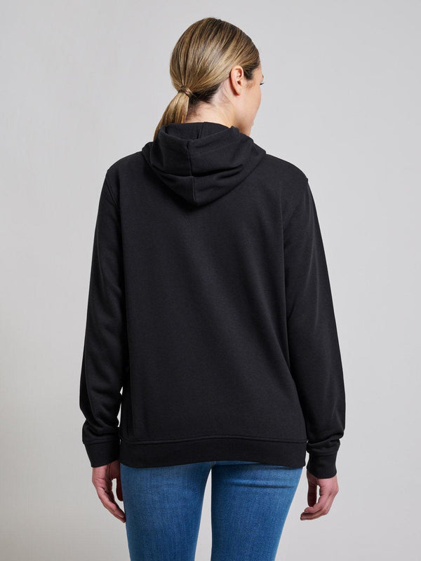 Beverly Hills Polo Club JERSEY FLEECE ZIP HOODIE CLUB BLACK