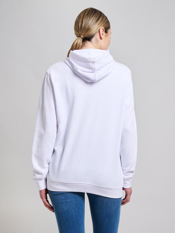 Beverly Hills Polo Club JERSEY FLEECE ZIP HOODIE GHOST WHITE