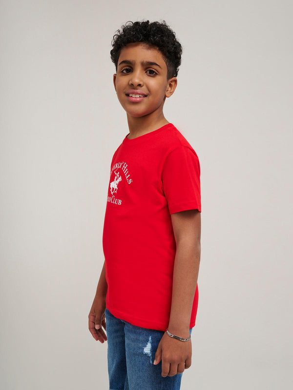 Beverly Hills Polo Club JUNIOR ICON POLO PONY T-SHIRT RED
