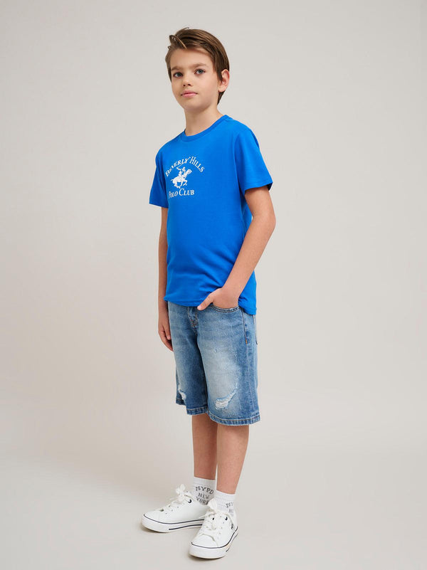 Beverly Hills Polo Club JUNIOR ICON POLO PONY T-SHIRT ROYAL