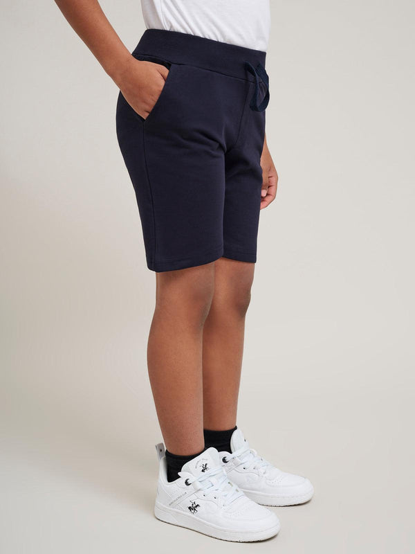 Beverly Hills Polo Club JUNIOR POLO PONY FLEECE SHORTS NAVY