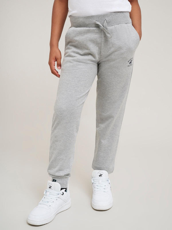 Beverly Hills Polo Club JUNIOR POLO PONY JOGGERS GREY MELANGE