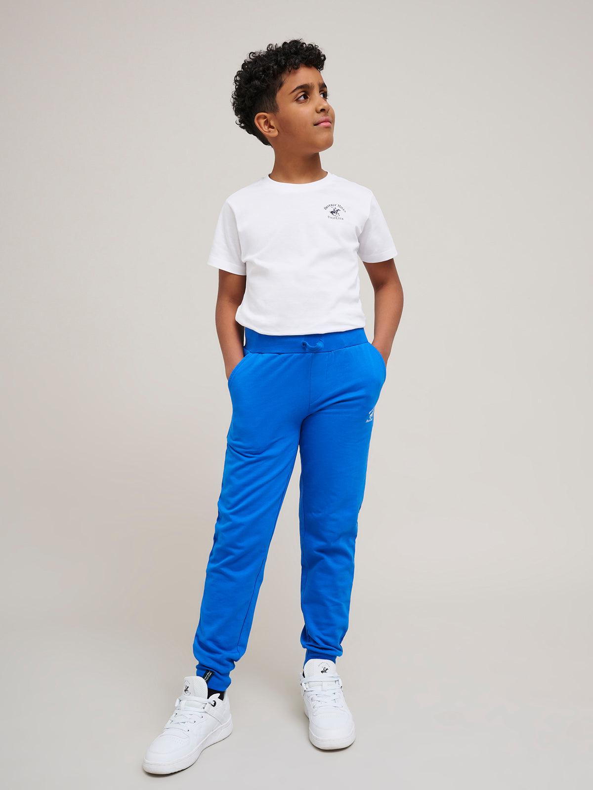 beverly hills polo club JUNIOR POLO PONY JOGGERS ROYAL