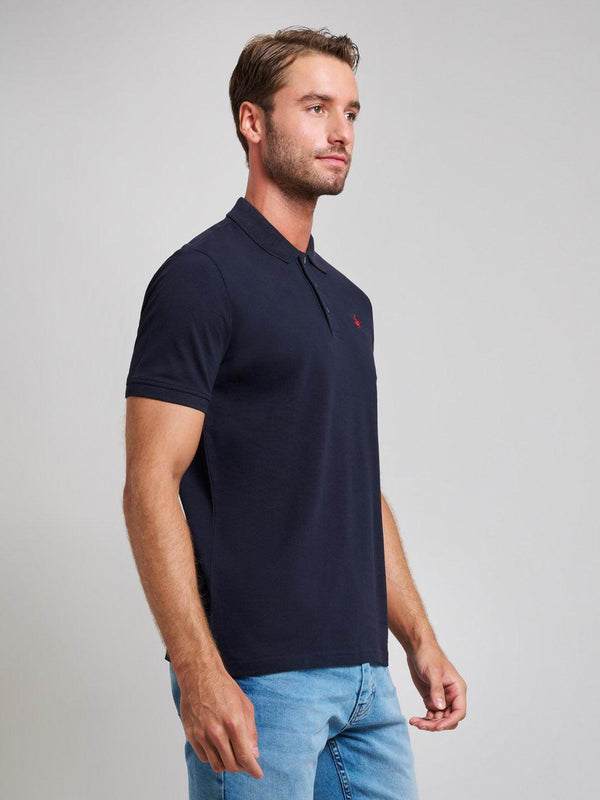 Beverly Hills Polo Club MODERN SLIM FIT POLO SHIRT DARK NAVY