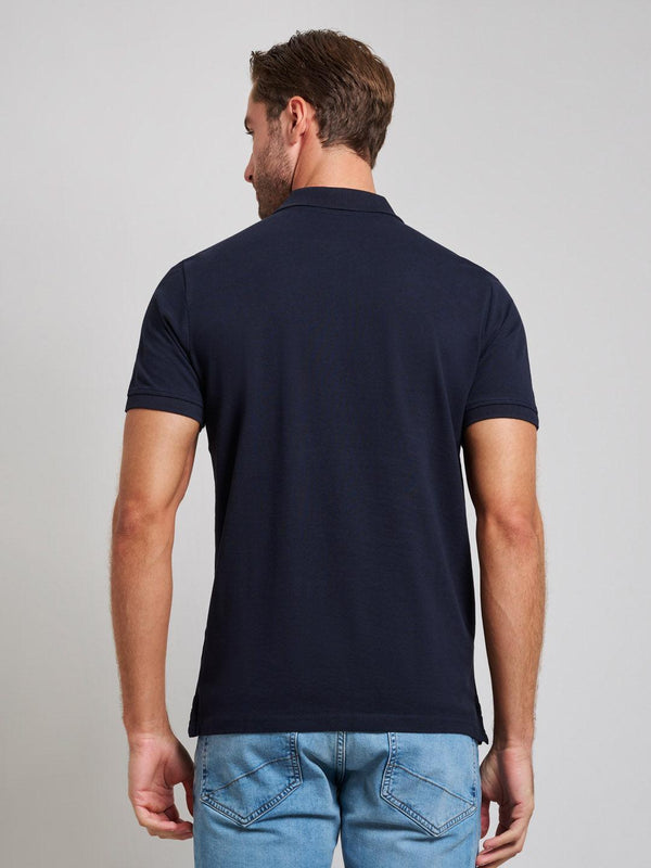 Beverly Hills Polo Club MODERN SLIM FIT POLO SHIRT DARK NAVY