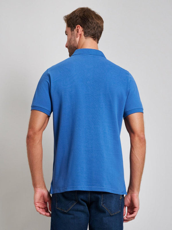 Beverly Hills Polo Club MODERN SLIM FIT POLO SHIRT MARINE BLUE