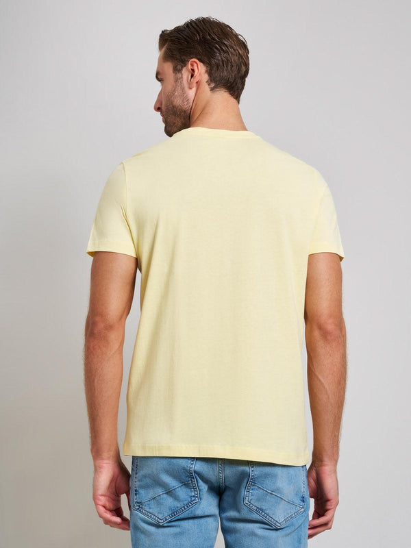 Beverly Hills Polo Club MODERN SLIM FIT T-SHIRT BROKEN YELLOW