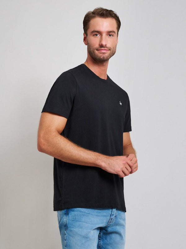 Beverly Hills Polo Club MODERN SLIM FIT T-SHIRT CLUB BLACK