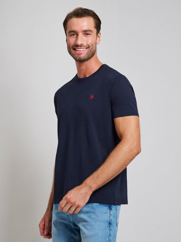 Beverly Hills Polo Club MODERN SLIM FIT T-SHIRT DARK NAVY