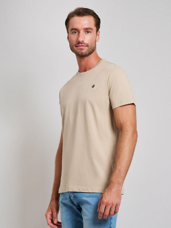Beverly Hills Polo Club MODERN SLIM FIT T-SHIRT DESERT SAND