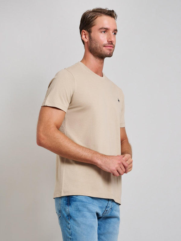Beverly Hills Polo Club MODERN SLIM FIT T-SHIRT DESERT SAND
