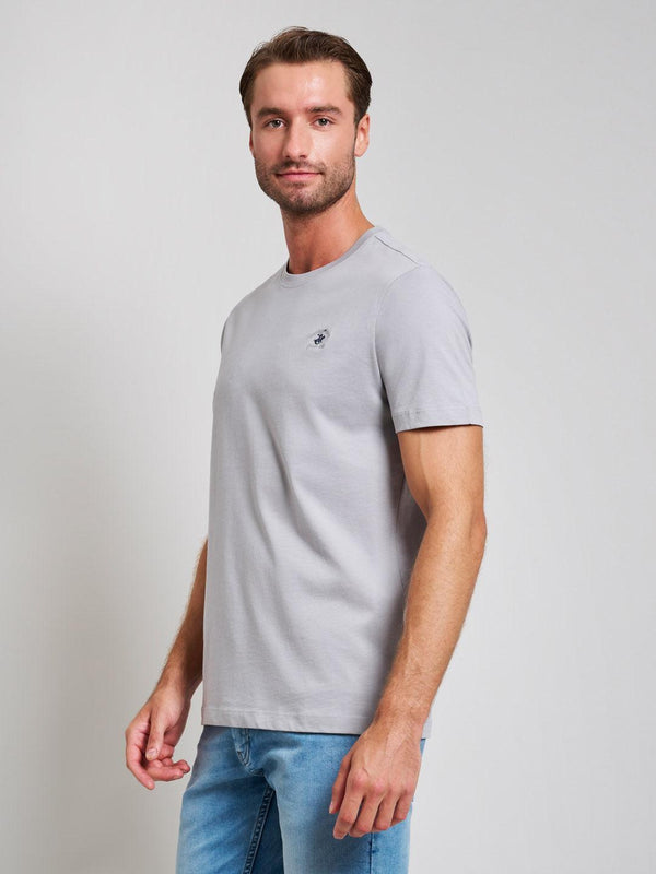 Beverly Hills Polo Club MODERN SLIM FIT T-SHIRT PEARL GREY