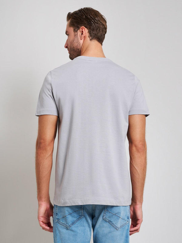 Beverly Hills Polo Club MODERN SLIM FIT T-SHIRT PEARL GREY