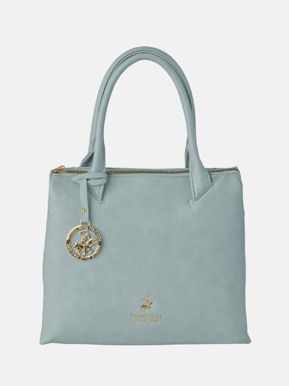 beverly hills polo club PENDANT HAND BAG AZZURRO BLUE
