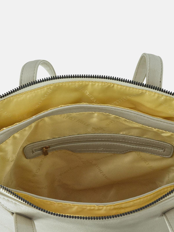 Beverly Hills Polo Club PENDANT TOTE BAG WINTER WHITE