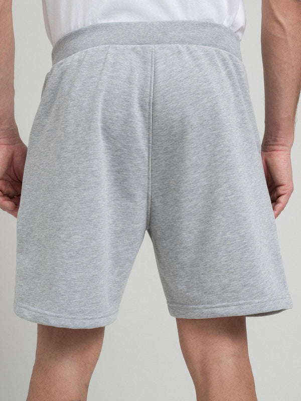 Beverly Hills Polo Club POLO CLUB STRIPE LOGO FLEECE SHORTS GREY MELANGE