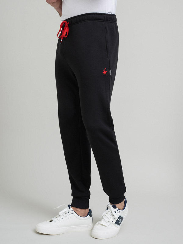 Beverly Hills Polo Club POLO PONY CONTRAST JOGGERS BLACK