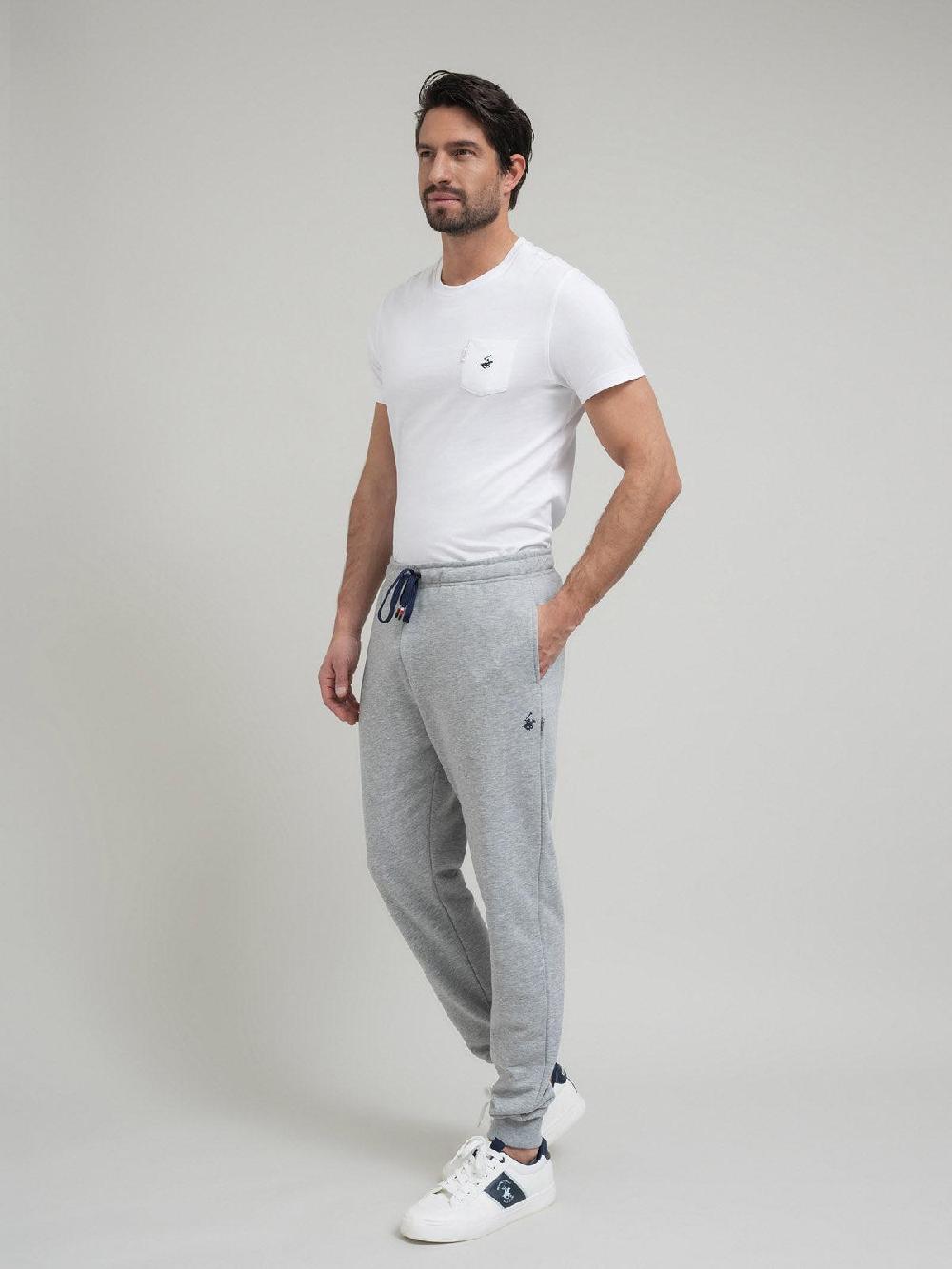 beverly hills polo club POLO PONY CONTRAST JOGGERS GREY MELANGE