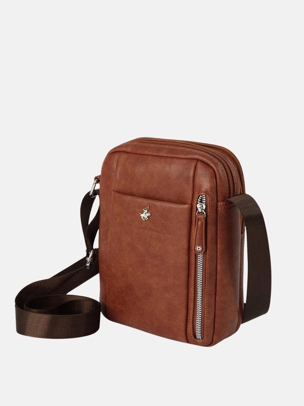 Beverly Hills Polo Club POLO PONY CROSSOVER BAG BROWN