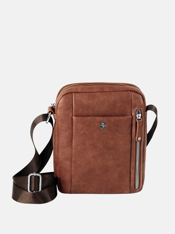 Beverly Hills Polo Club POLO PONY CROSSOVER BAG BROWN