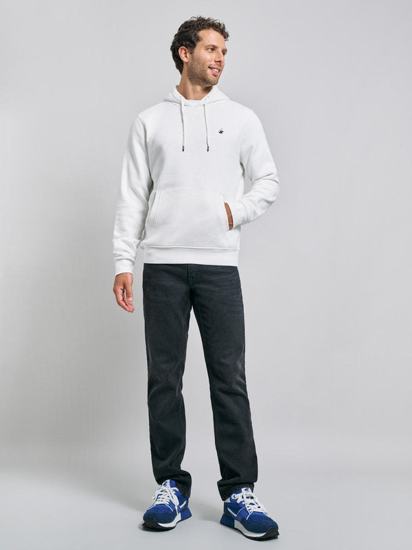 Beverly Hills Polo Club POLO PONY HOODIE WINTER WHITE